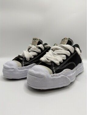 Maison Mihara Yasuhiro MMY Hank OG Sole Canvas Low Black Sz Euro 37 US Women 6